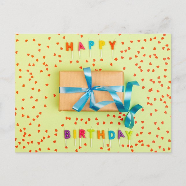 Cartão Postal Feliz Aniversário (Frente)