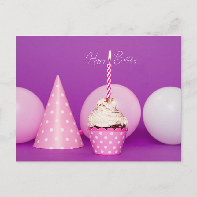 CARTÃO POSTAL FELIZ ANIVERSÁRIO (Frente)