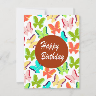 Cartão Postal Feliz Aniversário