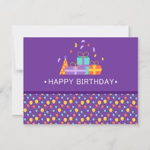 CARTÃO POSTAL FELIZ ANIVERSÁRIO