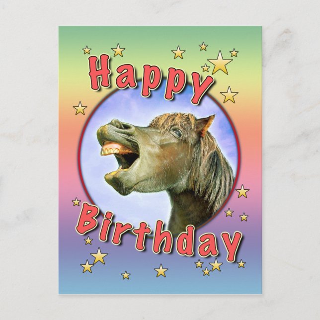 Cartão Postal Feliz aniversário (Frente)