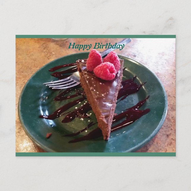 Cartão Postal Feliz Aniversário (Frente)