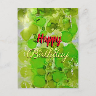 Cartão Postal Feliz aniversário