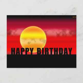 Cartão Postal Feliz Aniversário