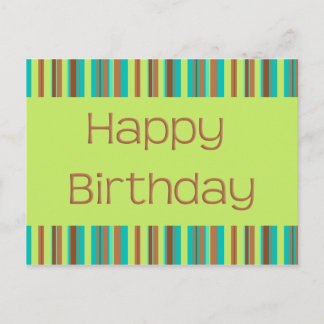 Cartão Postal Feliz aniversário