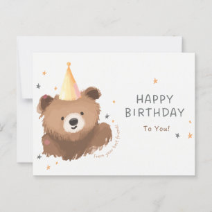 Cartão Postal Feliz aniversário