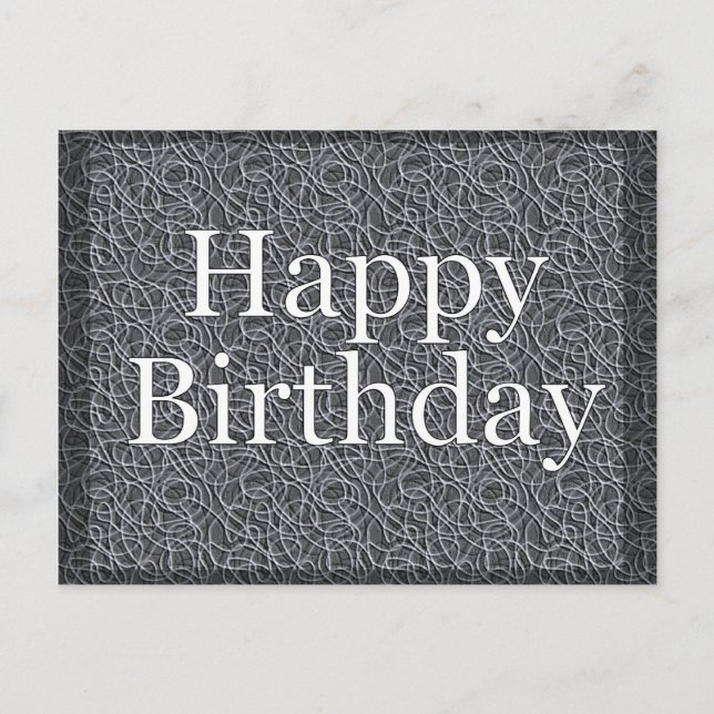 Cartão Postal Feliz aniversário (Frente)