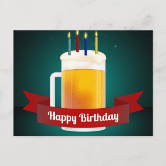 Cartão Postal feliz aniversário