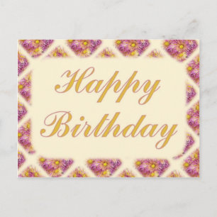 Cartão Postal Feliz aniversário