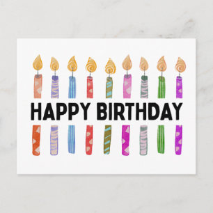 CARTÃO POSTAL FELIZ ANIVERSÁRIO