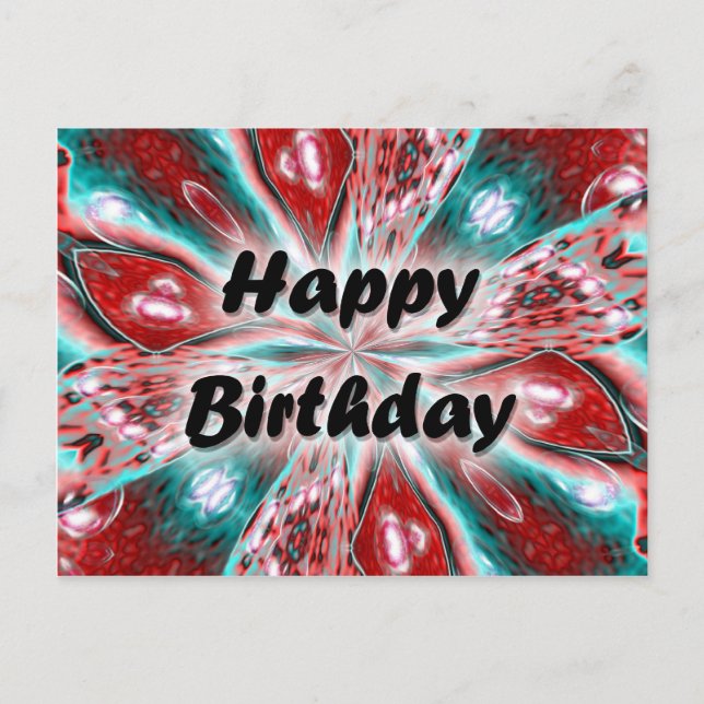 Cartão Postal Feliz aniversário (Frente)
