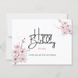 Cartão Postal Feliz aniversário a você