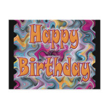 Feliz Aniversário Abstrato