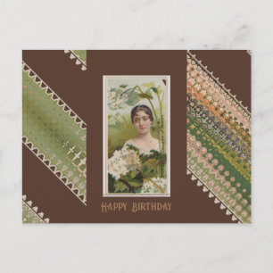 Cartão Postal Feliz Aniversário Belezas Florais 49
