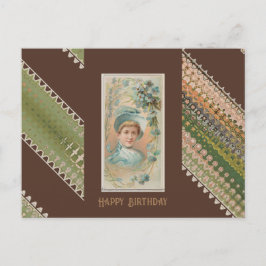 Cartão Postal Feliz Aniversário Belezas Florais 49