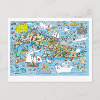 Cartão Postal Feliz Aniversário Cubano