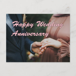 Cartão Postal Feliz Aniversário de Casamento