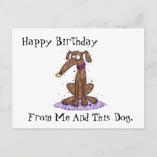 Cartão Postal Feliz Aniversário De Mim