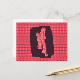 Cartão Postal Feliz Aniversário Enfeites Verticais de Cordão Ros