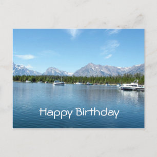 Cartão Postal Feliz aniversário, Grand Teton National Park