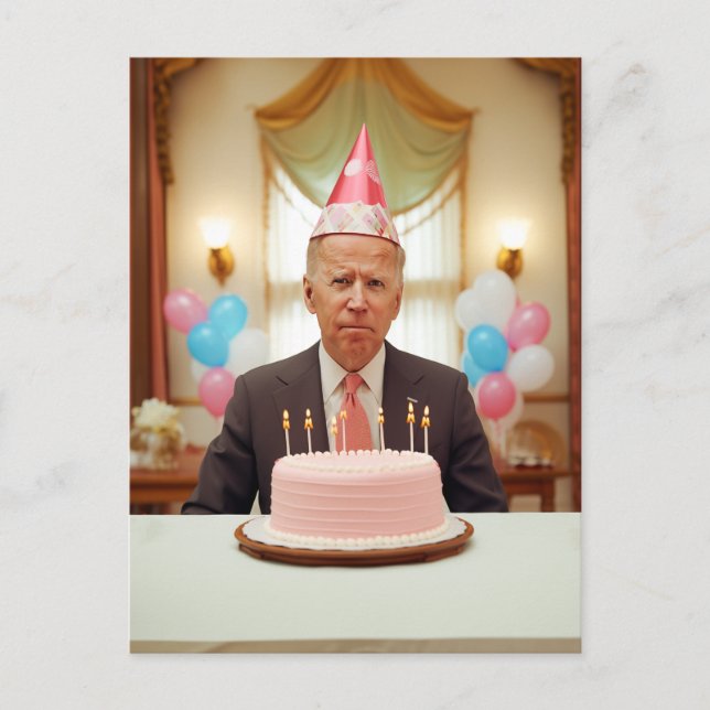 Cartão Postal Feliz aniversário Joe (Frente)