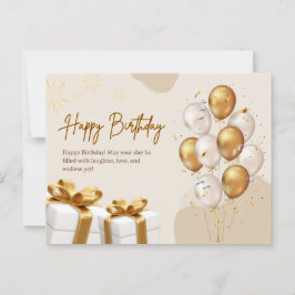 Cartão Postal Feliz aniversário lindo para você