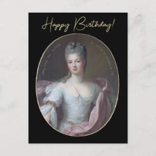Cartão Postal Feliz Aniversário Marie Adélaïde de Savoie