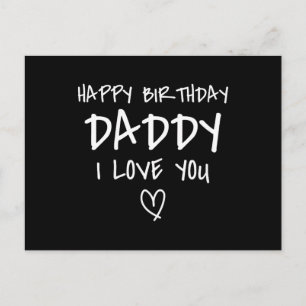Cartão Postal Feliz Aniversário Papai Eu Te Amo Pai Aniversário