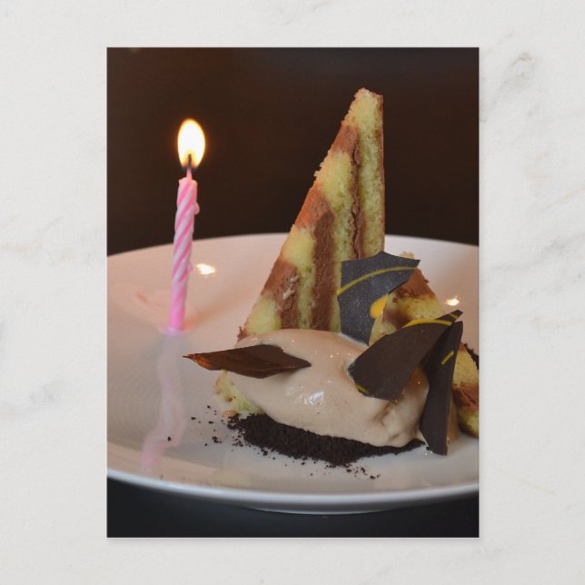 Cartão Postal Feliz aniversário para você! (Frente)