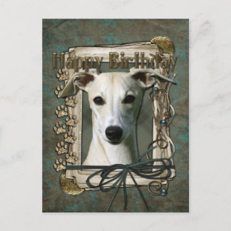 Cartão Postal Feliz Aniversário - Patas Pedras - Fantoche