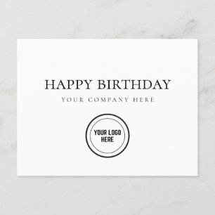 Cartão Postal Feliz Aniversário Profissional Empresarial Adicion