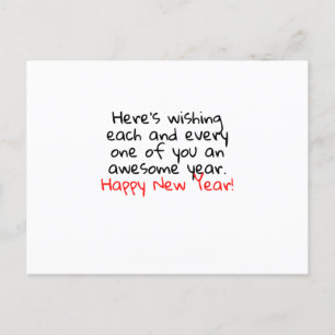 CARTÃO POSTAL FELIZ ANO NOVO