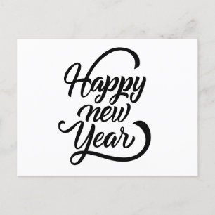 Cartão Postal feliz ano novo