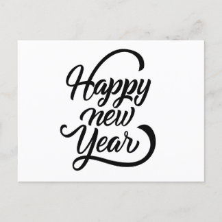 Cartão Postal feliz ano novo 