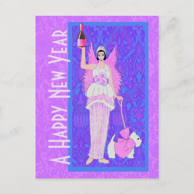 Cartão Postal Feliz ano novo (Frente)