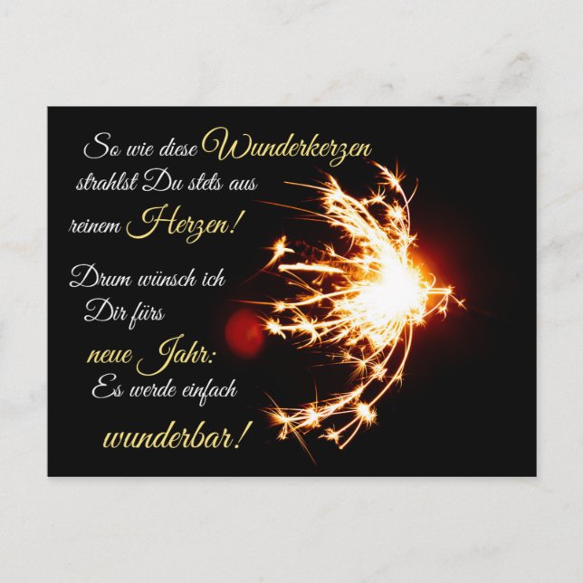 Cartão Postal Feliz ano novo! (Frente)