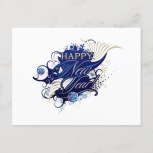 Cartão Postal feliz ano novo 2022