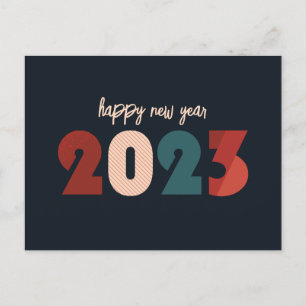 Cartão Postal Feliz ano novo 2023