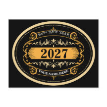 Feliz Ano Novo 2027 Moderno & Elegante 