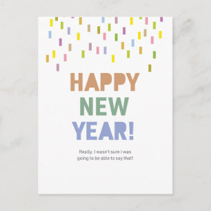 Cartão Postal feliz ano novo / Podemos Realmente Dizer Isso!