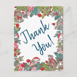 Cartão Postal Feliz Bonita Natal De Camundongos Obrigado Rato De