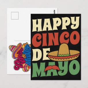 Cartão Postal feliz-cinco-de-mayo-festival-mexicano-cinco-de-may