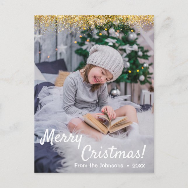 Cartão postal Feliz de Natal (Frente)