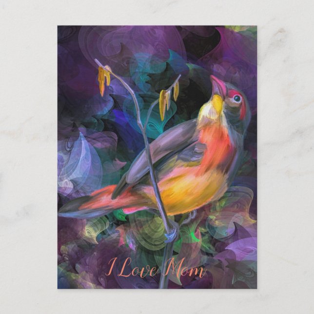 Cartão Postal Feliz dia da mãe (Frente)