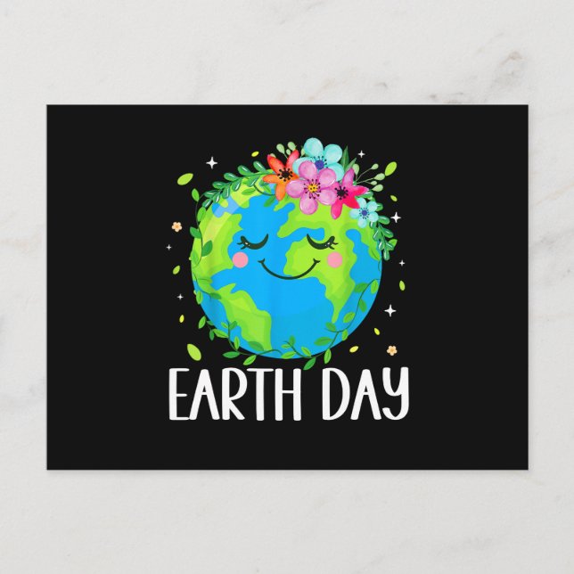 Cartão Postal Feliz Dia da Terra (Frente)