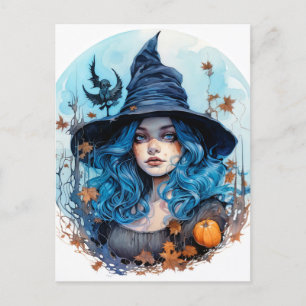 Cartão Postal Feliz Dia das Bruxas Fique Witchy