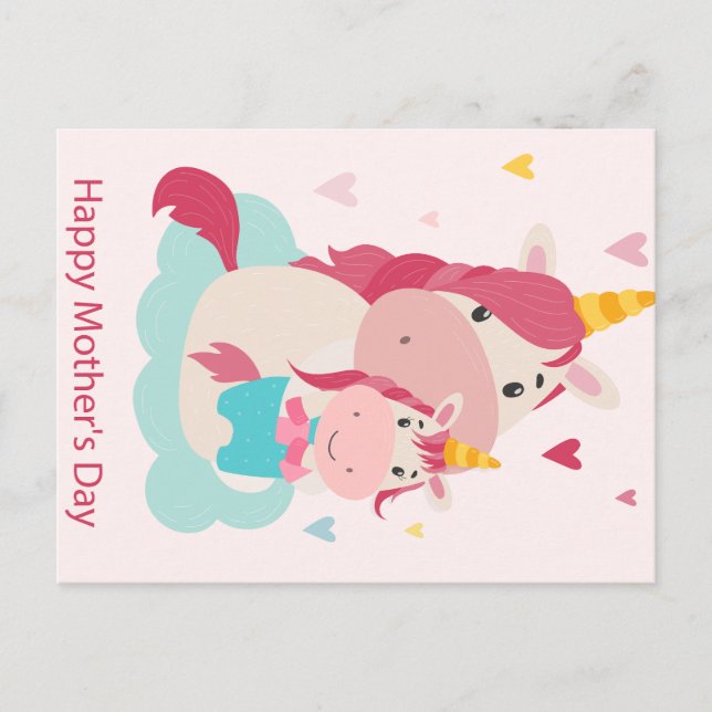 Cartão Postal Feliz Dia das Mães (Frente)