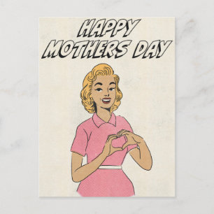 Cartão Postal Feliz Dia das Mães Amor