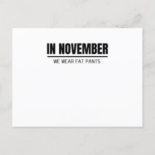 Cartão Postal Feliz Dia de Ação de Graças da Família