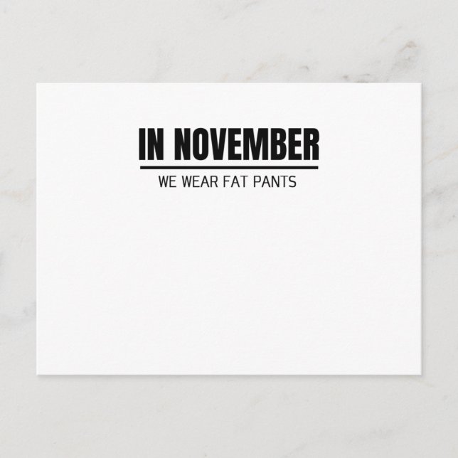 Cartão Postal Feliz Dia de Ação de Graças da Família (Frente)